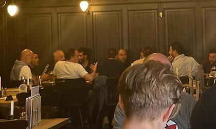 Χαλάρωμα με μπίρες για Ματέο και το σταφ της Ρεάλ πριν τον τελικό