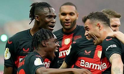 Μυθική Λεβερκούζεν, λύγισε τη μαχητική Καϊζερσλάουτερν και έκανε ιστορικό αήττητο νταμπλ!