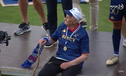 Πήρε μετάλλιο ο 79χρονος πιο πιστός οπαδός της Athens Kallithea: «Είμαι ο τελευταίος των Μοϊκανών»!