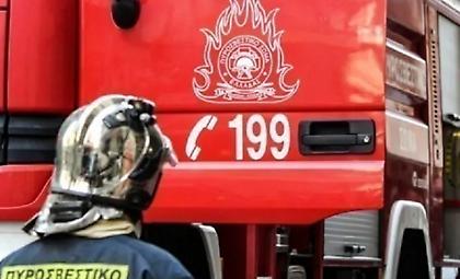 Πυρκαγιά στο Ακραίφνιο Βοιωτίας