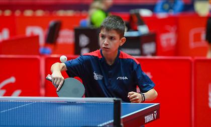 Ευρωπαϊκό Πρωτάθλημα πινγκ πονγκ U13: Ο Σασσάνης στο κυρίως ταμπλό του απλού
