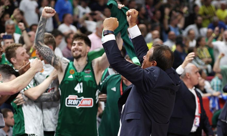 Ο Παναθηναϊκός είναι πρωταθλητής Ευρώπης - Η απονομή στην ομαδάρα του Εργκίν Αταμάν