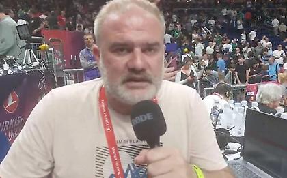 Το σχόλιο του Νίκου Ζέρβα από την Uber Arena για το «αντίο» του Ολυμπιακού στο Final 4 με την 3η θέση