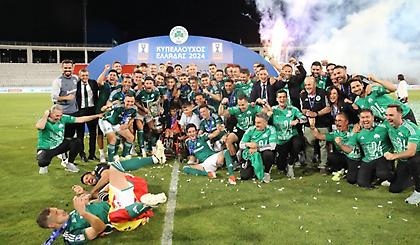 Τα κλάματα χαράς και η αποθέωση σε Αλαφούζο: H παρακάμερα του Παναθηναϊκού για την κατάκτηση του Κυπέλλου!
