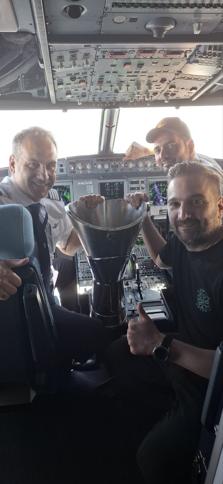 Παναθηναϊκός:O πιλότος έβαλε περιγραφή Πετρίδη στην επιστροφή των πρωταθλητών Ευρώπης