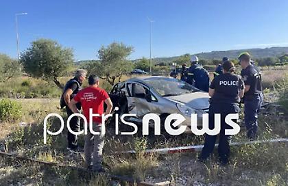 Τραγωδία στον Πύργο: Νεκρός άνδρας που προσπάθησε να περάσει τις γραμμές του τρένου με το ΙΧ του