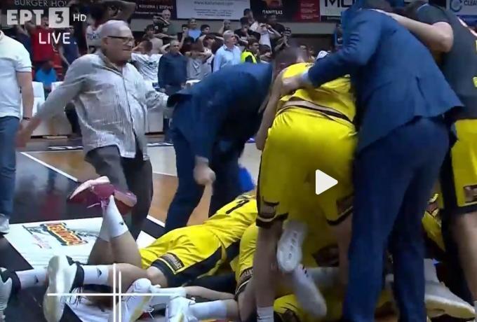 ΔΕΑΒ: Έρευνα για τον οπαδό του Προμηθέα που κλώτσησε παίκτη του Άρη