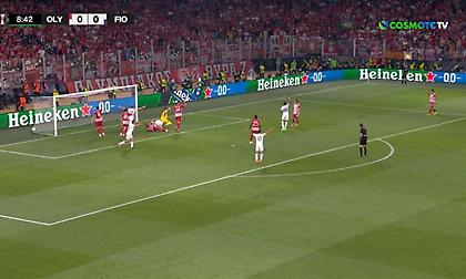 Το ακυρωθέν γκολ της Φιορεντίνα για οφσάιντ του Μιλένκοβιτς