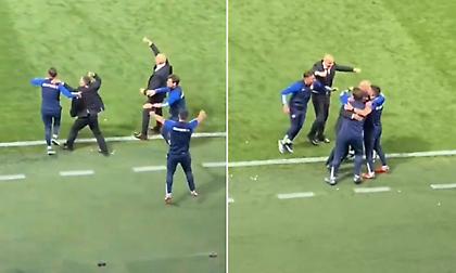 Έκρηξη συναισθημάτων: Έτσι πανηγύρισε το ιστορικό γκολ του Ελ Κααμπί ο Μεντιλίμπαρ