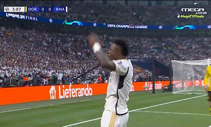 Ο Βινίσιους ζητά επιτακτικά από τους φίλους της Ρεάλ να ανεβάσουν τα ντεσιμπέλ από το 3ο λεπτό!