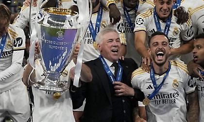 Αντσελότι: «Ήταν πιο δύσκολο απ' ότι περιμέναμε - Ποτέ δεν συνηθίζεις να παίρνεις τρόπαια»