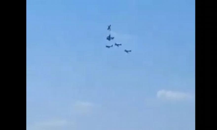 Πορτογαλία: Βίντεο από τη στιγμή της σύγκρουσης αεροσκαφών - Τουλάχιστον ένας νεκρός