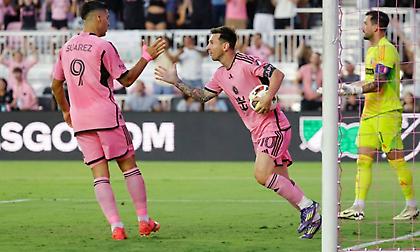 Σκόραραν Μέσι, Σουάρες και Άλμπα, αλλά δεν νίκησε η Ίντερ Μαϊάμι