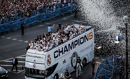 Aδιανόητο: Περισσότεροι από 550 χιλ. άνθρωποι στους δρόμους της Μαδρίτης για το 15ο Champions League της Ρεάλ!