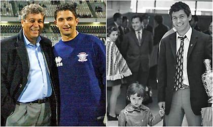 Υπέροχη φωτογραφία από το βαθύ παρελθόν: Ο νεανίας Μιρτσέα Λουτσέσκου κρατά τον πιτσιρίκο Ραζβάν από το χεράκι!