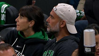 Στο TD Garden ο Γκουαρντιόλα, είδε το Game 1 των Σέλτικς με τους Μάβερικς