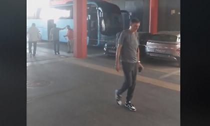 Η άφιξη του Ολυμπιακού στο ΣΕΦ (video)