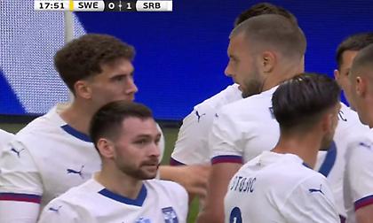 Προβάδισμα για τη Σερβία επί της Σουηδίας μετά από ασίστ του Ζίβκοβιτς!