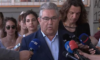 Στη Νέα Ιωνία ψήφισε ο Δημήτρης Κουτσούμπας