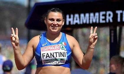 «Έκλεψε» την πρωτιά στη σφυροβολία και χάρισε το όγδοο χρυσό ιταλικό μετάλλιο η Φαντίνι
