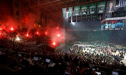 Ξέσπασμα χαράς για τον πρωταθλητή Ελλάδας Παναθηναϊκό - Δείτε βίντεο του sport-fm.gr από το ΟΑΚΑ!