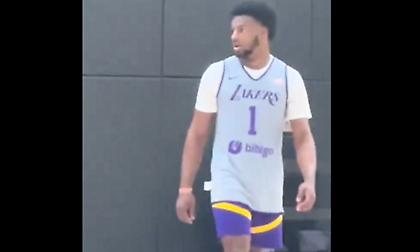 Ο Μπρόνι Τζέιμς προπονήθηκε με τους Λος Άντζελες Λέικερς ενόψει των ντραφτ του ΝΒΑ!