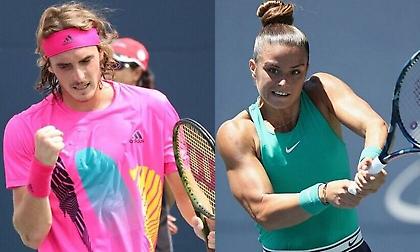 Η κλήρωση των Τσιτσιπά-Σάκκαρη στο Χάλε