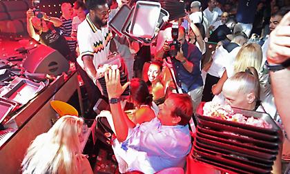 Τα «κλικ» από το γλέντι του Παναθηναϊκού στον Αργυρό