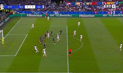 Σκόραρε η Ελβετία με τον Εντόι αλλά ήταν οφσάιντ