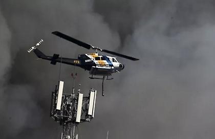 Φωτιά στον Ασπρόπυργο - Σηκώθηκε ελικόπτερο