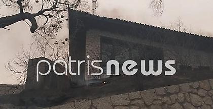 «Μπούκαραν» στο σπίτι του Τζόρτζεβιτς που κάηκε στην πρόσφατη φωτιά στην Ηλεία