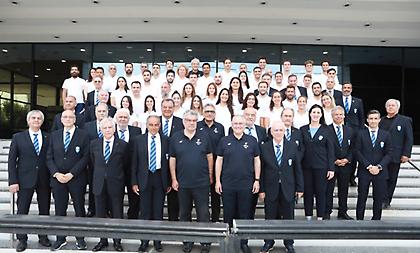 Η επίσημη φωτογράφιση της Ελληνικής Ολυμπιακής Ομάδας