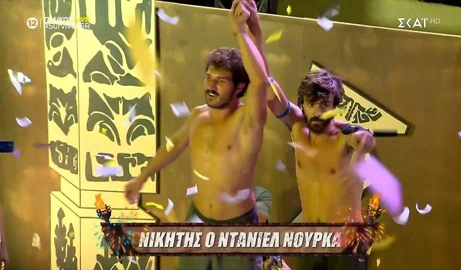 Ο Ντάνιελ Νούρκα μεγάλος νικητής του Survivor - Εξασφάλισε έπαθλο 100.000 ευρώ