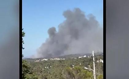 Πυρκαγιά στη Σταμάτα Διονύσου - Μήνυματα από το 112 για απομάκρυνση από Αμυγδαλέζα και Γαλήνη