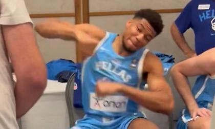 Φόρεσε τη νέα φανέλα της Εθνικής και χόρεψε Κέντρικ Λαμάρ ο Γιάννης!