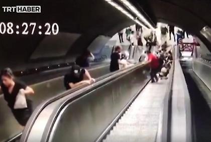 Πολλοί τραυματίες στο μετρό στη Σμύρνη - Κυλιόμενες σκάλες άρχισαν να κινούνται αντίθετα