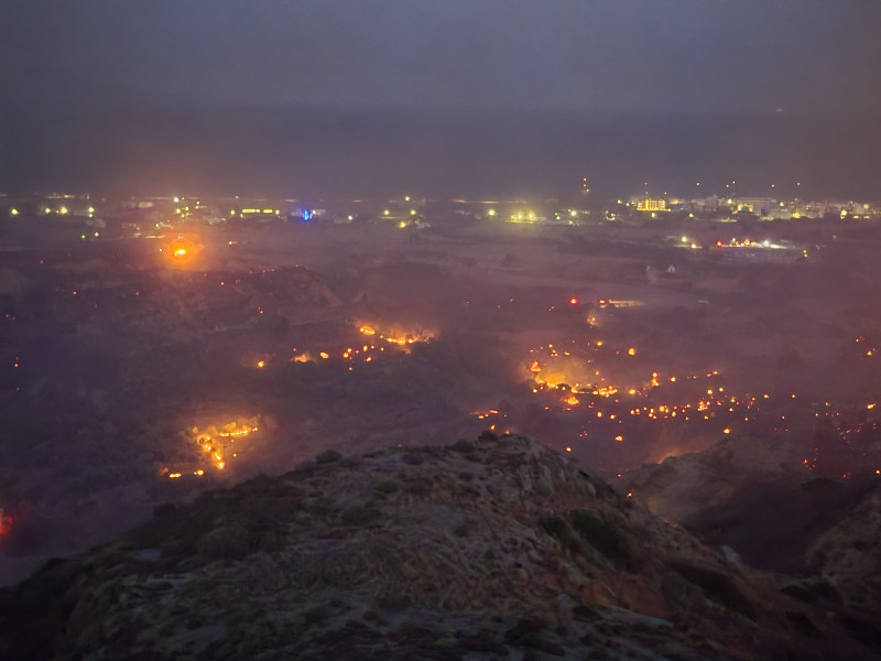 Φωτιές: Καλύτερη εικόνα στις πυρκαγιές σε Κω και Χίο