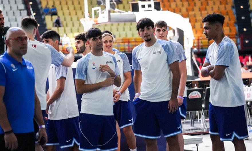 Ελλάδα: Η Εθνική Εφήβων στο ΣΕΦ δίπλα στην Εθνική Ανδρών