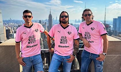 Παρουσίασε τη νέα της φανέλα με Παστόρε, Αμάουρι και Τόνι στη Νέα Υόρκη η Παλέρμο!