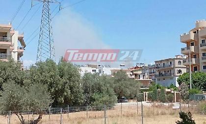 Φωτιά στην Πάτρα στην περιοχή του Γηροκομείου - Μήνυμα από το 112 - Απομακρύνουν κόσμο από το Καραμανδάνειο