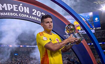 Κορυφαίος παίκτης του Κόπα Αμέρικα ο Χάμες Ροντρίγκες!