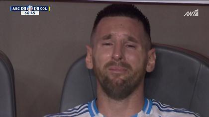 Ο Μέσι έγινε αναγκαστική αλλαγή και έκλαιγε με λυγμούς στον πάγκο!