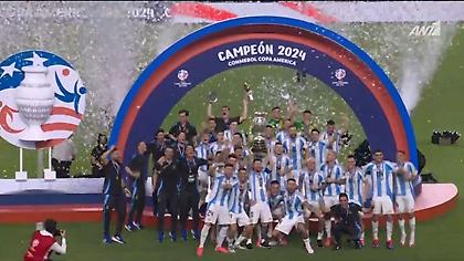 Η απονομή στην Αργεντινή, οι πανηγυρισμοί και η… υπόκλιση στους Κολομβιανούς