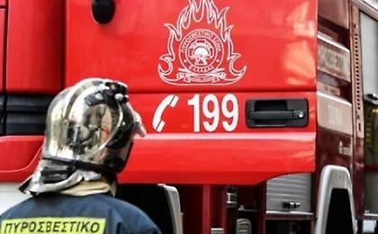 Φωτιά σε ταράτσα κτιρίου στη Λεωφόρο Κηφισίας