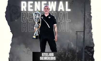 Για δεύτερη σεζόν στον πάγκο του ΠΑΟΚ ο Σεϊρεκίδης