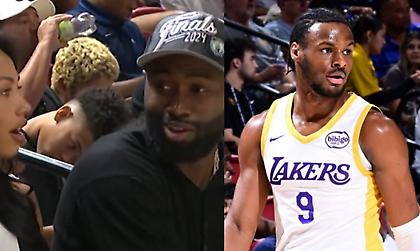 Ο Μπράουν των Σέλτικς «έθαψε» τον γιο του Λεμπρόν και τον έπιασε η κάμερα!