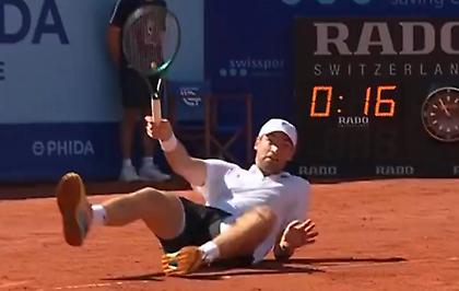 Ο Κεντέν Αλί κέρδισε πόντο όντας πεσμένος στο τερέν