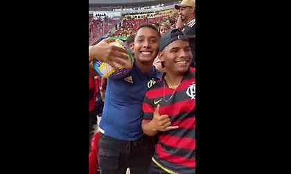 Έτσι προήλθε το viral πέναλτι στο Φλαμένγκο-Κρισιούμα: Η στιγμή που ο οπαδός πετά τη δεύτερη μπάλα στο γήπεδο!