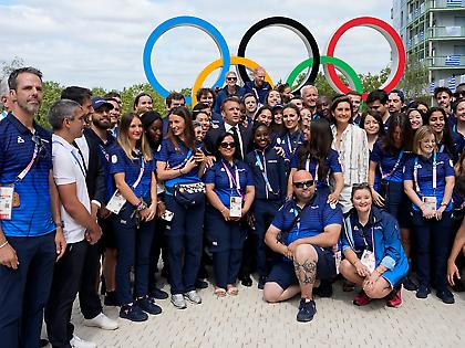 Μακρόν: «Είμαστε έτοιμοι για τους Ολυμπιακούς Αγώνες»