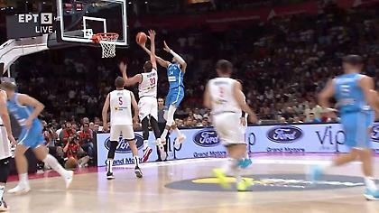 Σταμάτησε τον Γιάννη με εντυπωσιακή τάπα ο Μιλουτίνοφ!